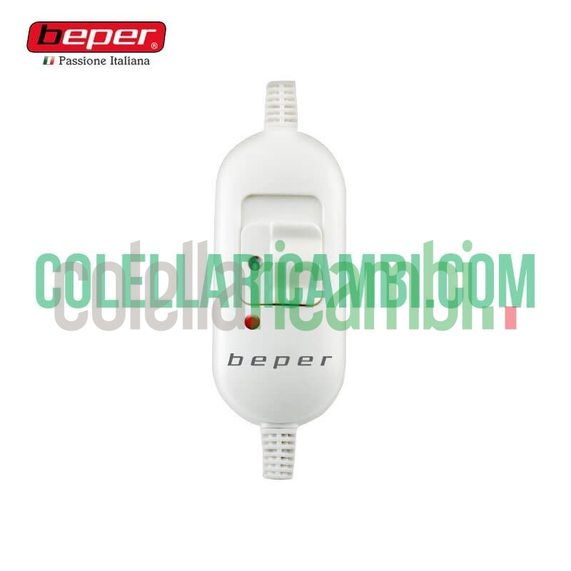 Scaldaletto Matrimoniale Elettrico in Lana Sintetica Beper RI.411X