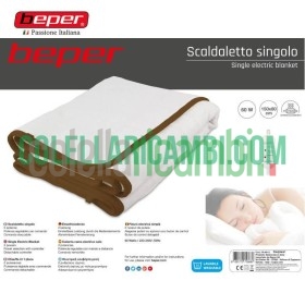 Scaldaletto Singolo Elettrico in Lana Sintetica Beper RI.401X