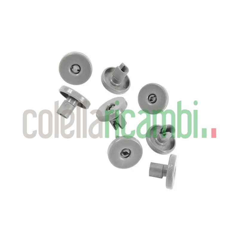 Kit AEG 8 Ruote Cesto Inferiore Cestello Rex Lavastoviglie 50286965004