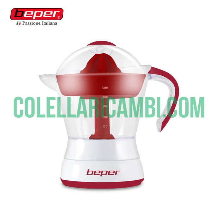 Spremiagrumi Elettrico 500ml Bianco/Rosso Beper