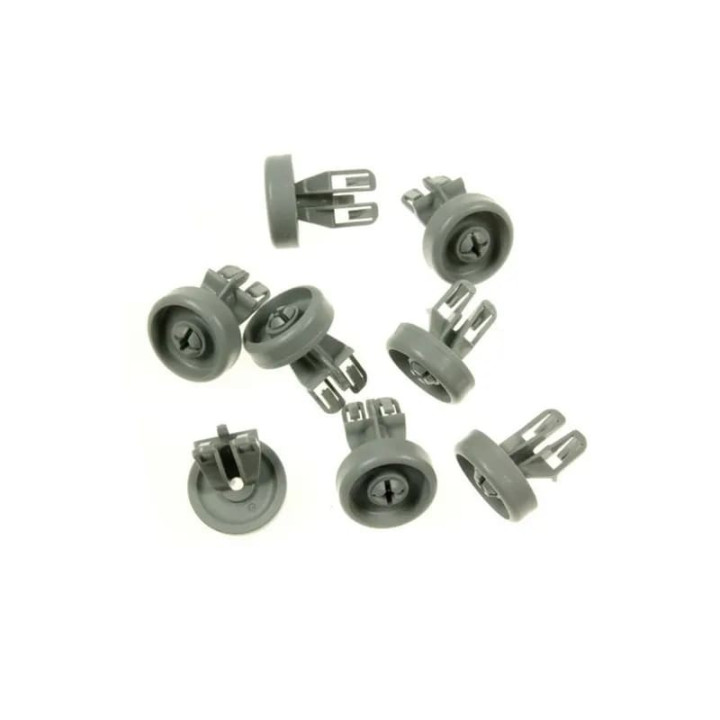 Kit 8Pz Ruote Per Cestello Inferiore Lavastoviglie Bauknecht 481252888112