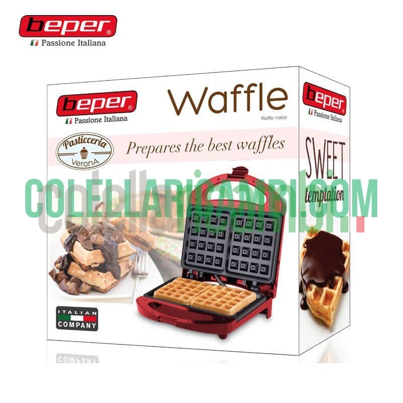 Macchina Piastra in Alluminio per Waffle Beper 90.497R
